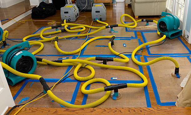 Professional Storm Water Damage Restoration technician working in Waikoloa, HI